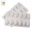 12 Khoang Bánh Silicon Fondant Khuôn Mẫu Quenelle Hình Khuôn Mousse Bánh Dụng Cụ ELWW