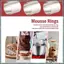 6 Miếng Tròn Bánh Quy Cắt Thép Không Gỉ Mousse Vòng Mini Vòng Tròn Cắt Bánh Quy Chiên Trứng Nhẫn Nướng Dụng Cụ
