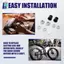 E-Bike Xe Đạp Điện Hub Động Cơ Trục Khóa Trước Đai Ốc / Khóa Máy Giặt / Miếng Đệm / Vỏ Đai Ốc Có Trục 12 Mm
