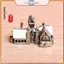 POWER Brass Mini House Bức tượng nhỏ Bộ Đồ trang trí kiến trúc lâu đài cho phong cảnh vi mô Vườn cổ tích DIY Trang trí trang trí.