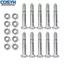 <cosyh>Shear Pins 510015 709155 Durable High Quality Set Of 10 Shear Pins Lock Nuts