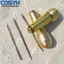 <cosyh>Durable Tools Set Copper Craft Accessories DIY Stitching 4pcs Leather needle