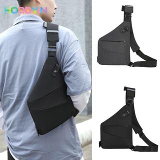 HOBBYIN Túi đeo chéo HOBBYIN, Túi đeo vai chống nước bằng Nylon, Túi bỏ túi cá nhân đa năng chống trộm thông thường