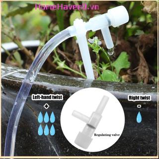 Hệ thống tưới cây trồng HOMEHAVEN, Bộ tưới nhỏ giọt vườn nhà kính 10 / 20 / 30M, có thể điều chỉnh với van điều chỉnh 4 / 7mm Vòi tưới nước tiết kiệm nhỏ giọt