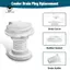 Ổ cắm thoát nước làm mát ba lần Ổ cắm thoát nước tiêu chuẩn 1,5 "cho 50 Qt, 58 Qt,