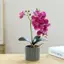 XUAN Lụa Bướm Phong Lan Hoa Nhân Tạo Cây Cảnh Phong Lan Phalaenopsis Chậu Hoa Nhà Trang Trí Đám Cưới Sắp Xếp Cây Giả VN