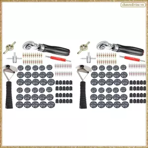 Bộ công cụ sửa chữa lốp xe máy đa năng Keo dán cao su cho lốp xuyên tâm, miếng dán lốp không săm, 170 chiếc