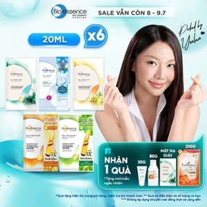 Combo 6 Mặt nạ dưỡng da ẩm mượt Bio-Essence Skin Mask 20ml / 25ml