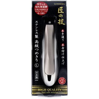 Craftsman’s stainless steel nail clippers: G-1201 (L), G-1203 (Wide), G-1200 (S).