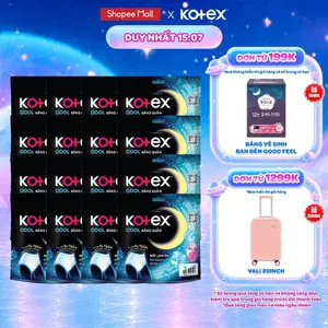 Thùng 16 gói Băng vệ sinh Kotex Dạng Quần Cool cỡ M/L 2 Miếng