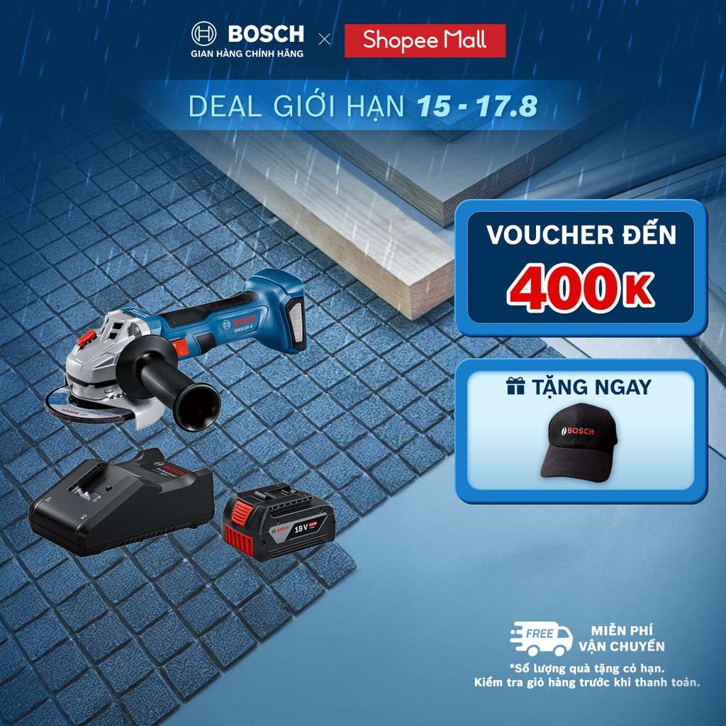 Máy mài góc pin Bosch GWS 18V-8