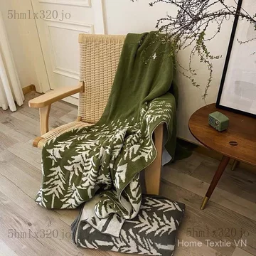 Chăn/Mền/Chăn lenins Chăn màu xanh lá cây, chăn đắp, chăn khăn, chăn sofa, chăn ngủ, chăn thư giãn, chăn điều hòa.