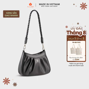 Túi Yuumy (Thời trang nữ xếp ly sành điệu - Túi đeo vai da Seasand YN267)