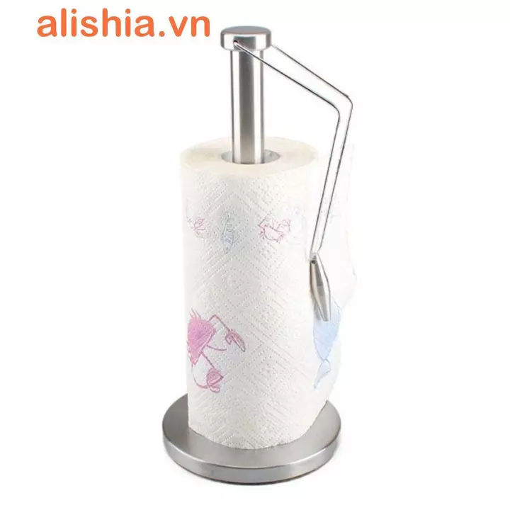 ALISHIA Cuộn Giấy Giá Ổn Định Tiện Ích Nhà Bếp Bạc Tiện Ích Trang Trí Bàn Nhà Có Kẹp Giữ Nhỏ Khăn Giấy Chống Trơn Trượt Giá Để Đồ