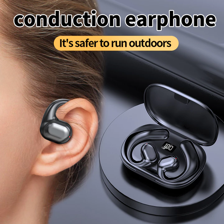 SVFIREK BL35TWS Tai nghe Bluetooth dẫn truyền xương Tai nghe không dây Bluetooth 5.3 Tai nghe đeo tai Tai nghe thể thao Tai nghe không nhét tai mở Tai – 2