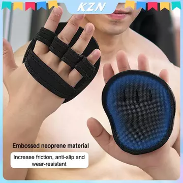 [kzn] Cặp bảo vệ lòng bàn tay Găng tay tập thể dục Cử tạ nửa ngón tay Tấm đệm tạ lòng bàn tay Găng tay tập tạ Tập thể dục [vn]