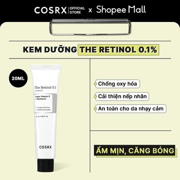 COSRX Kem dưỡng The retinol 0.1 cream 20ml