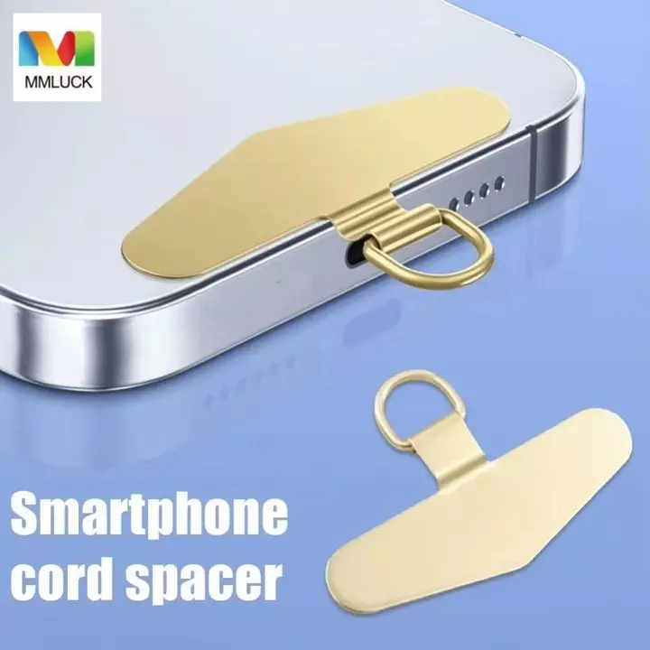 MMLUCK 5 Khóa Dây Điện Thoại, Đầu Nối Dây Điện Thoại Mịn Chắc Chắn, Phụ Kiện Dây Điện Thoại Kim Loại Đa Năng Siêu Mỏng Điện Thoại Tether Tab Tất Cả Các Vỏ Điện Thoại