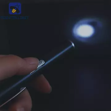 POINTER Giới Hạn Đèn LED Bút Với Đèn Kép Bỏ Túi Kẹp Đèn Pin Đèn Pin Mini Đèn LED Đèn Pin Đèn Pin Thép Không Gỉ Bác Sĩ Y Tá Bút