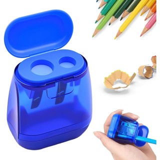 4 Máy Mài Bút Chì Có Nắp Nâng Cấp 2026 Máy Mài Lỗ Kép Máy Mài Cầm Tay Màu Thích Hợp Cho Trẻ Em Người Lớn Học Sinh Lớp Học Văn Phòng Tại Nhà nhựa di động nhỏ gọn chính xác phù hợp dùng cho gia đình căn hộ văn phòng và không gian nhỏ