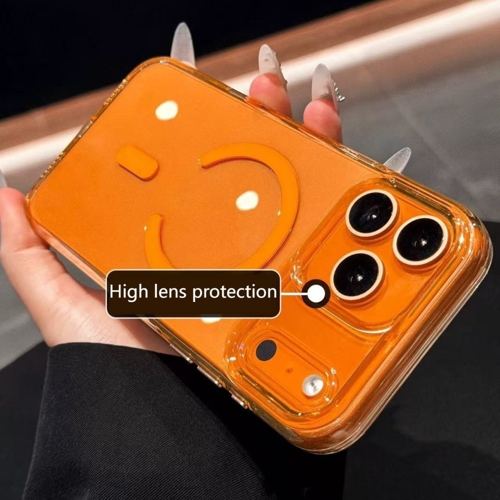 Ốp Điện Thoại Trong Suốt Cao Từ Tính Cho iPhone 17ProMax 17Air 16 15 14 13 12 11 Vỏ Bảo Vệ Chống Sốc