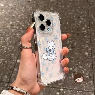 Ốp Điện Thoại Bốn Góc Nơ Mèo Dễ Thương Cho Realme 15T 15 14 Lite 13 12 11 14X 12X 12 11X 10T 10 10S 9 Pro Plus 9i 8i 8 Pro Note 70 70T 60 60X 50 5G 4G Vỏ Chống-Vỏ mềm mùa thu
