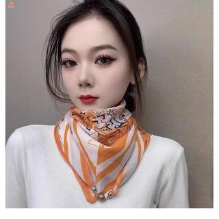 Khăn tam giác vải lanh cotton cho nữ, phong cách Hàn Quốc, bảo vệ cổ và giữ ấm