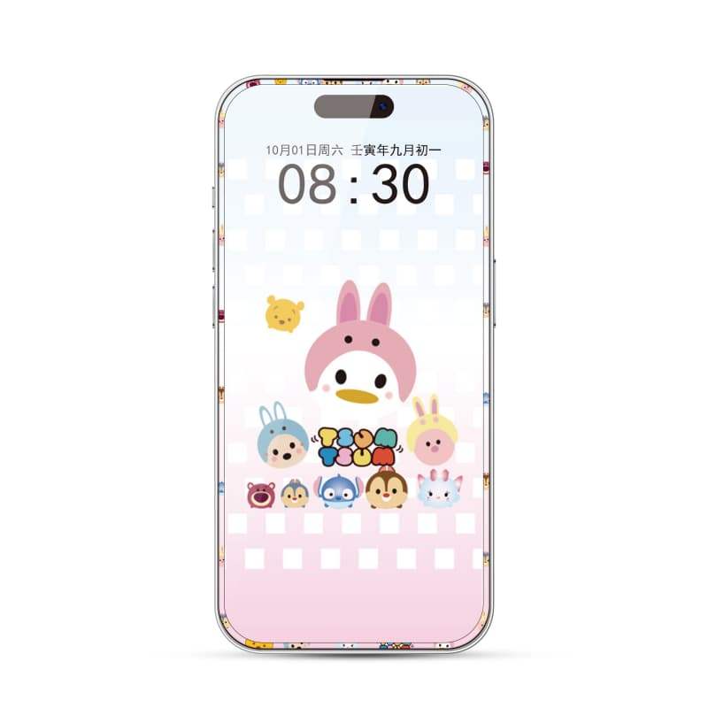 Kính cường lực 3D Phim hoạt hình Kính cường lực bảo vệ toàn diện cho iphone x xs xsmax xr 11 12 13 14 15 16 17 Pro max plus
