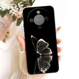 Ốp Chống Sốc Cho Honor X9D / Magic 8 Lite 5G Ốp Lưng MTN-NX1 Thời Trang Thoáng Mát Núi Lửa Hoa Cúc Sơn Mềm Silicon Ốp lưng