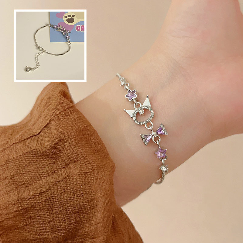 Vòng tay Culomi Shining Zircon đá zircon sáng bóng - quà tặng đa năng mới