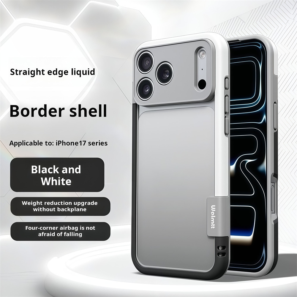 Ốp điện thoại viền màu sắc đơn giản và mỏng cho iPhone 17 Pro Max 12 13 14 15 16 pro max 15 16 plus Vỏ điện thoại di động chống trượt rỗng