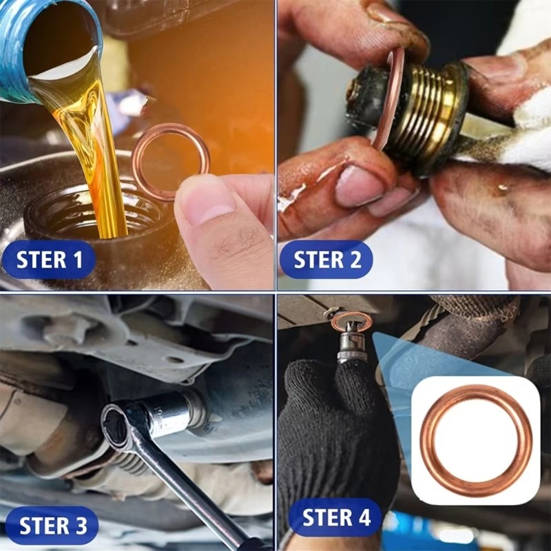 PCF * Niêm phong đệm thoát dầu chính xác để tăng cường độ bền thay thế N0138157