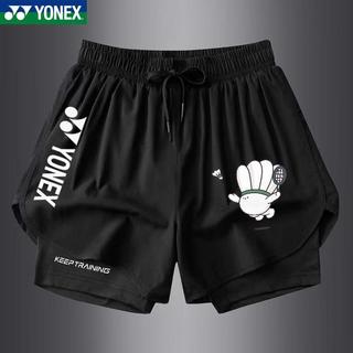 Quần chạy bộ Yonex mùa hè, chống chói hai lớp, phù hợp cho chạy bộ và tập thể dục