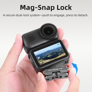 Dành Cho DJI Osmo Nano Từ Tính Phát Hành Nhanh Đế Máy Ảnh Thể Thao Hai Móng Vuốt Gấp Mở Rộng Giá Đỡ Phụ Kiện