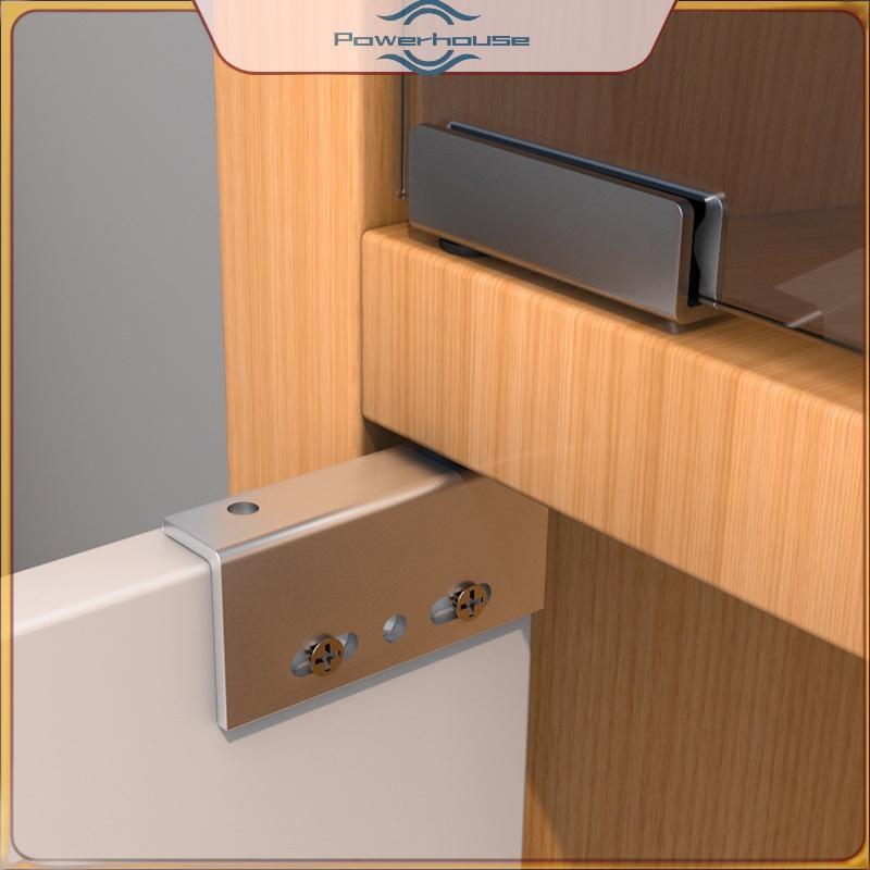 ĐIỆN 1 Bộ Lắp Đặt Dễ Dàng Với Khoan Cần Thiết Bản Lề Cửa Kính Inox Thích Hợp Cho Bộ Thủy Tinh 5 ~ 6mm 2.