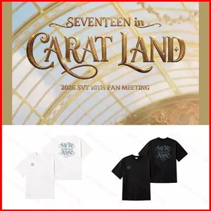 GC1 SEVENTEEN 2026 quạt họp cotton tee Kpop CARAT LAND tay ngắn hàng đầu GC1