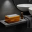 Hộp tạo bọt xà phòng Hộp đựng xà phòng nhỏ gọn có nắp Hộp đựng khô nhanh khô cho phòng tắm, phòng giặt
