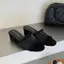 TT Tính Khí Dệt Mở Mũi Lật Nữ Mùa Hè Dày Gót Cao Gót Thoáng Khí Thời Trang Dép Dép Giày Sandal Giày Sandal