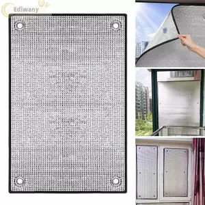 Phim cách nhiệt cửa sổ EDIWANY, Phim che nắng cửa sổ chống tia cực tím bằng lá nhôm, Có thể tháo rời với cốc hút Tấm bảo vệ tấm che nắng hai mặt cho gia đình