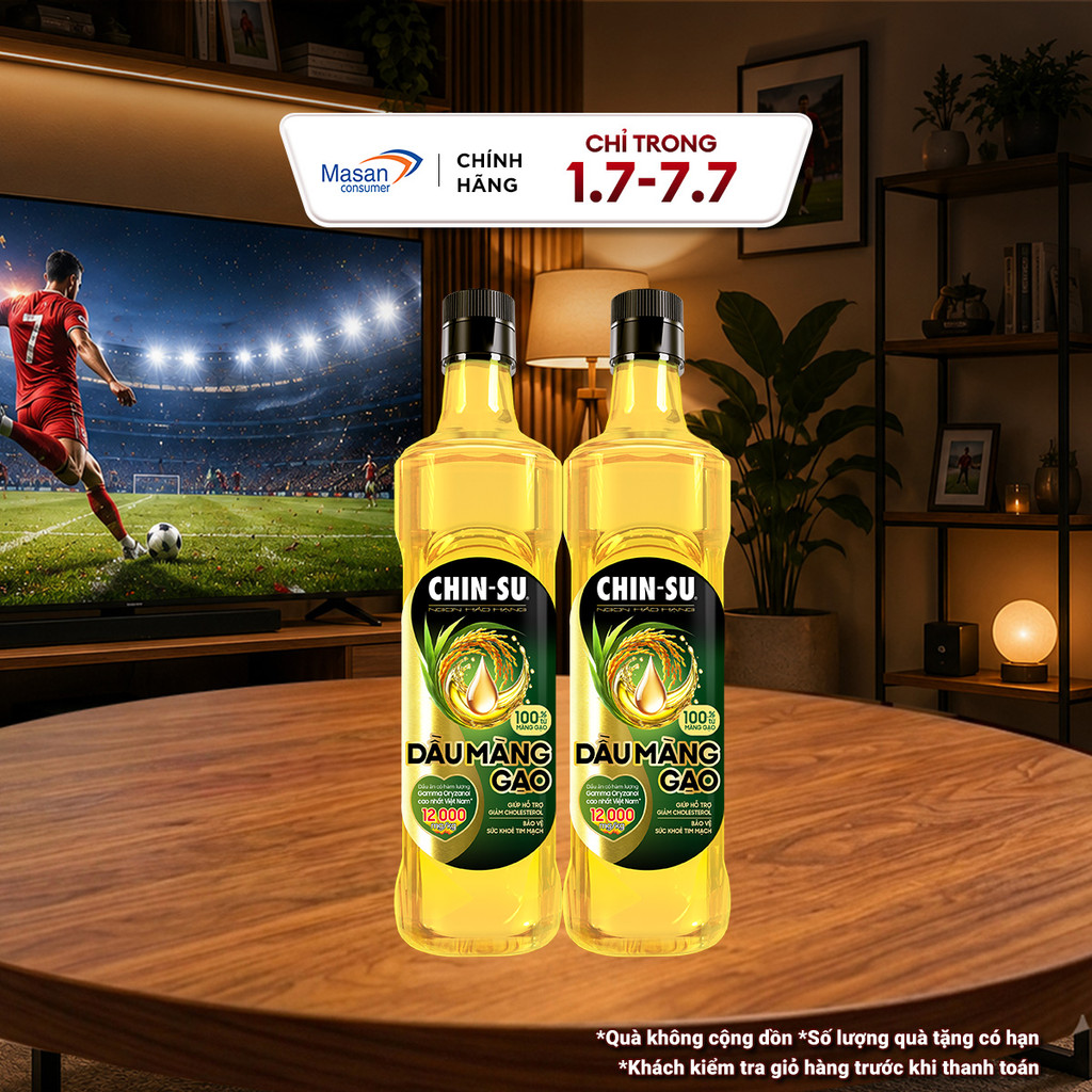 Combo 2 Dầu màng gạo CHIN-SU chai x 750ml