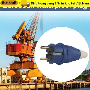 Ổ cắm công nghiệp BAMBOOB, Ổ cắm công nghiệp 2 chân 16A IP44, Bộ chuyển đổi Châu Âu Thông số kỹ thuật 2P + E EU Đầu nối dây cáp