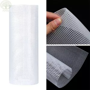 Túi vải AMBU, Lưới lưới lưới túi nhựa bền, Dệt kim thủ công sợi Acrylic trắng