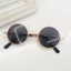 Trẻ Em Kính Khung Tròn Retro Kim Loại Nhỏ Kính Mát Tròn Bé Trai Dễ Thương Dễ Thương Kính Nhỏ Kính Mát Hợp Thời Trang Cô Gái