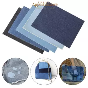 IAPPORTUNIA Quần Jean Sửa Chữa Miếng Dán Phụ Kiện May Vải Nghệ Thuật DIY Thủ Công Sắt Trên Miếng Dán