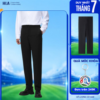 Quần Tây Dành Cho Nam HLA Chất Liệu Cotton Cellulose Cao Cấp - Co Giãn 4 Chiều, Chống Nhăn