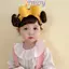 TMOY Thời Trang Dễ Thương Cho Bé Trẻ Em Tóc Giả Trẻ Em Bé Gái Nơ Tóc Giả Băng Đô Quấn Tóc Sơ Sinh Tập Đi Tóc Giả Mũ Tóc Giả Cosplay Mũ MOY