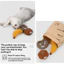 HamshMoc Thực Phẩm Hình Catnip Đồ Chơi Mềm PP Cotton Giảm Căng Thẳng Cắn Đồ Chơi Sang Trọng Cho Người Lớn Mèo Con