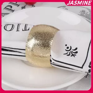 JASMINE Khăn Ăn Nhẫn Tiệc Cưới Khách Sạn Serviette Bule Khăn Ăn Giá Đỡ Trang Trí Bàn JASMINE