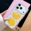 Ốp điện thoại Polka Dot Peach Lemon cho iPhone 17 Pro Max 16 15 14 13 Vỏ bảo vệ chống sốc