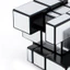 < Pluscloth > Magics Cube 3 Ý tưởng đặt hàng Quà tặng Cổ điển Màu vàng chuyên nghiệp / Màu bạc Magic Mirror Cube cho trẻ em